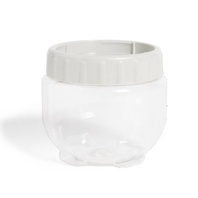 Bo&icirc;te de conservation transparente avec couvercle &agrave; visser 550ml