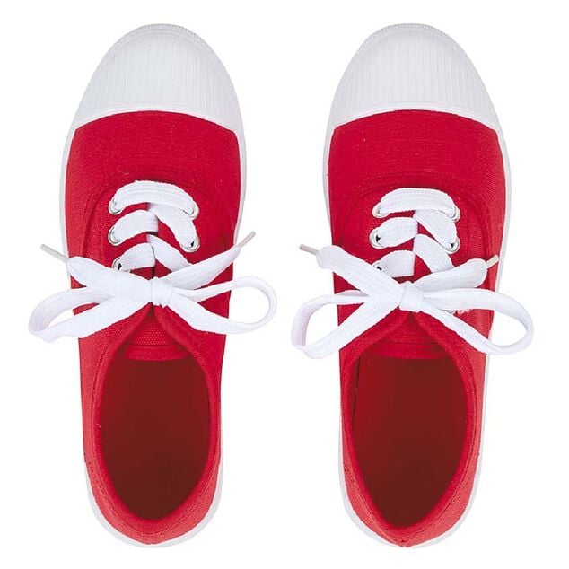 Chaussure en toile coton rose T36