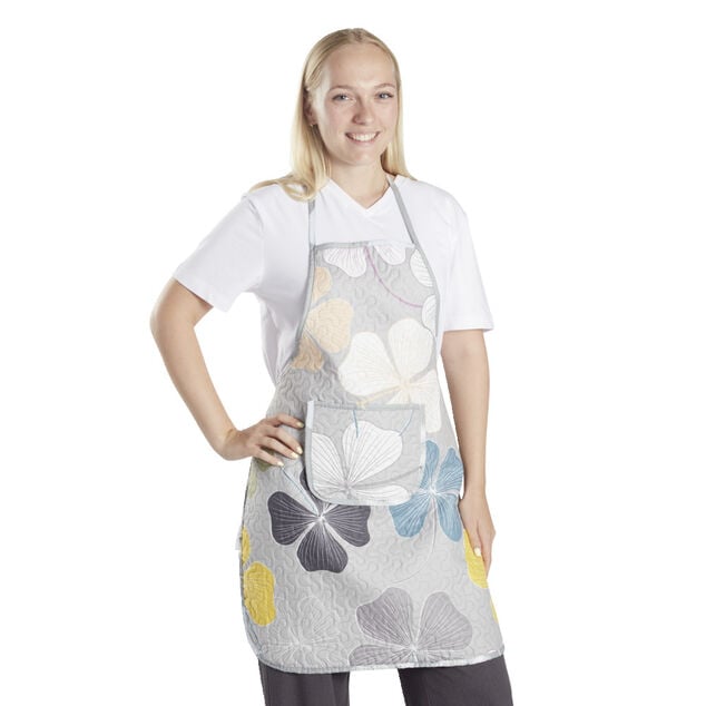 Tablier de cuisine motif boutis 60x80cm - 2 mod&egrave;les