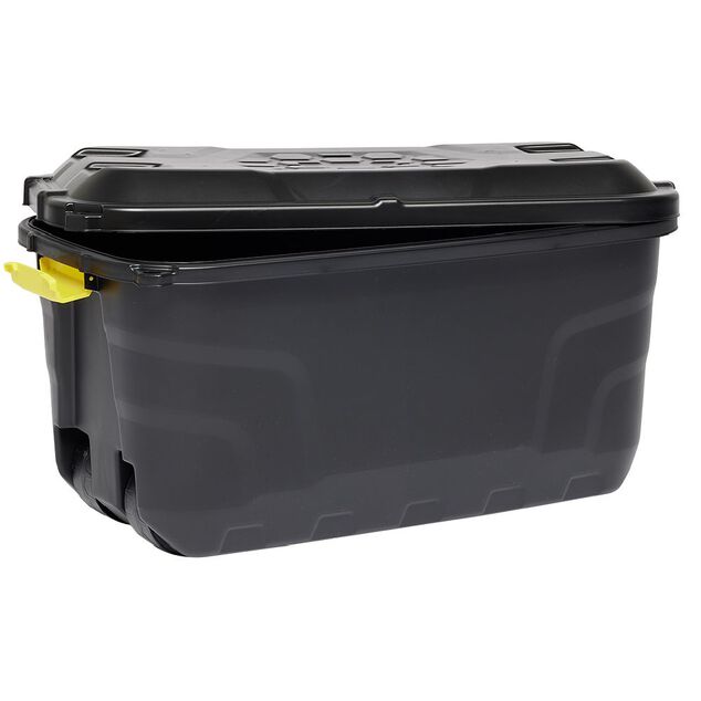 Box de rangement brico noir 75L