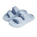 Sandales enfant 2 brides plastique bleu 30/31
