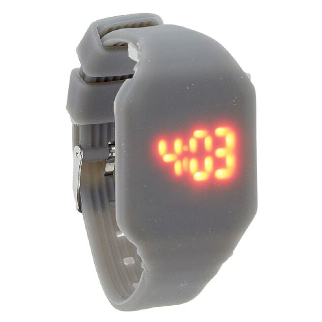 Montre touch Ultra plate bracelet silicone uni