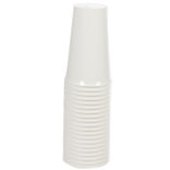 Gobelet &agrave; bi&egrave;re jetable en carton blanc 50 cl x20