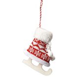 Suspension de No&euml;l Chaussons ski