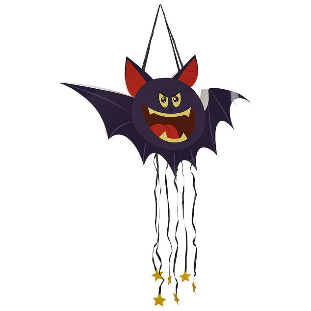 Pi&ntilde;ata pliable chauve souris en carton