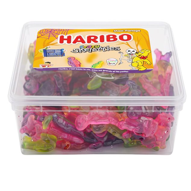 Bonbon Haribo Crazy Squelette 1kg