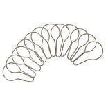 Anneau rideau de douche en métal x12