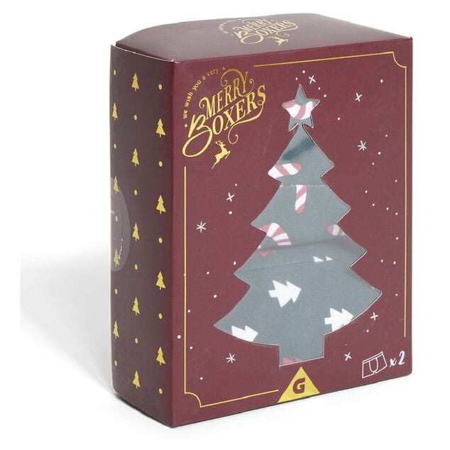 Coffret cale&ccedil;on de No&euml;l x2 - Taille M