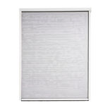 Moustiquaire enroulable pour fen&ecirc;tre 125x160cm PVC blanc