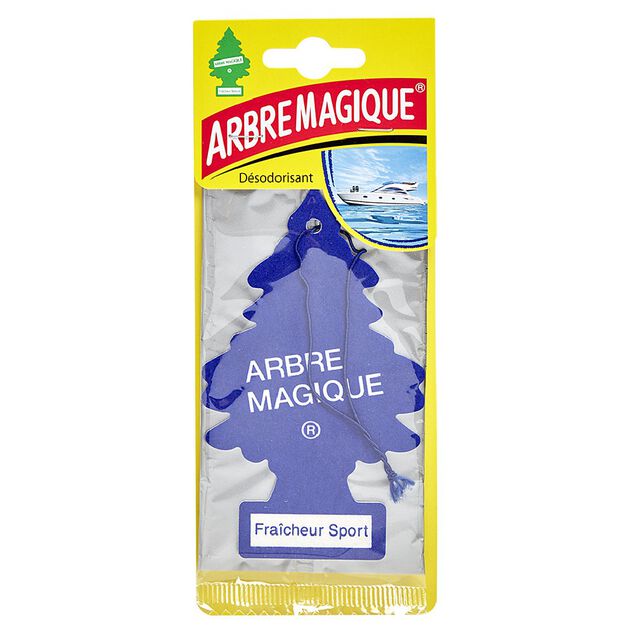Arbre magique d&eacute;sodorisant voiture senteur Fra&icirc;cheur Sport