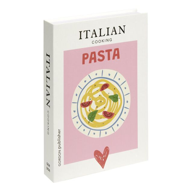 Bo&icirc;te livre en carton motif cuisine 25x18x&Eacute;p4cm (2 mod&egrave;les)