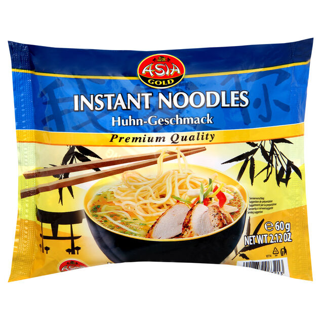 Nouilles instantan&eacute;es saveur poulet 60gr