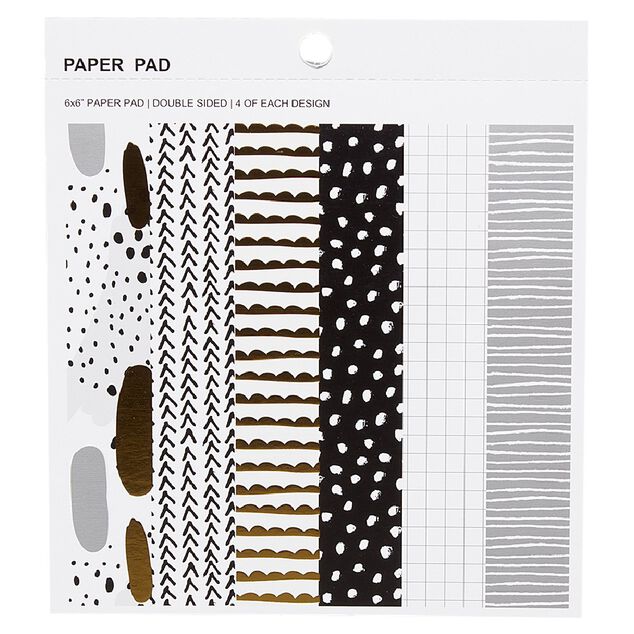 Papier cr&eacute;atif 30 feuilles or et dor&eacute;