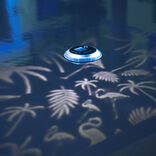 Lampe flottante solaire projecteur motif Ø13,5xH11cm