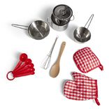 Dinette métal 13 pièces gris