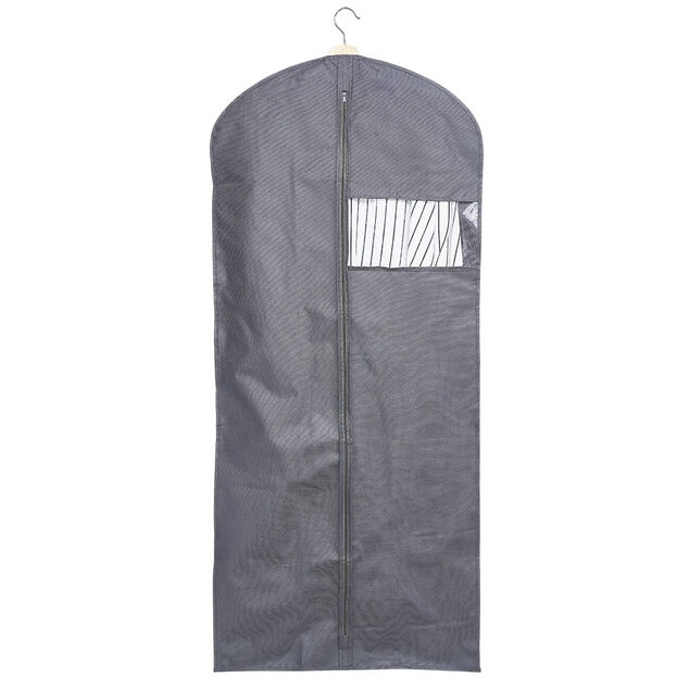 Housse pour v&ecirc;tement 60x135 cm gris