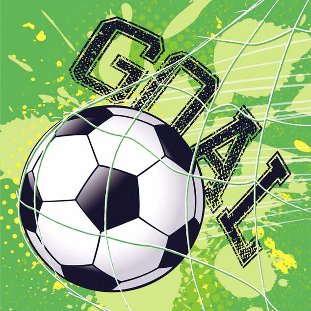 Serviette jetable design Football x20