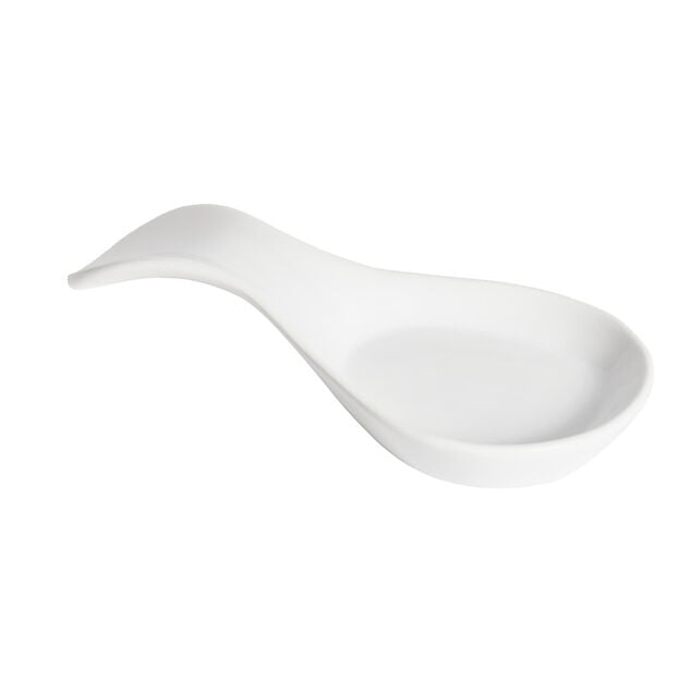 Repose cuill&egrave;re en dolomite blanc 21,6x10x2,9cm