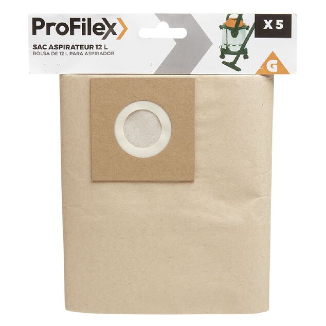 Sac &agrave; aspirateur eau et poussi&egrave;re 12L x5