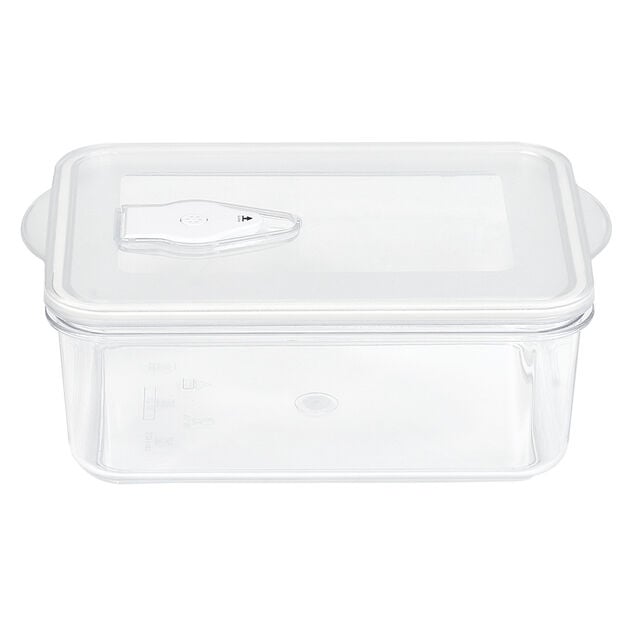 Bo&icirc;te de conservation sous vide 1,3L - 21,5x13,8xH7,7cm