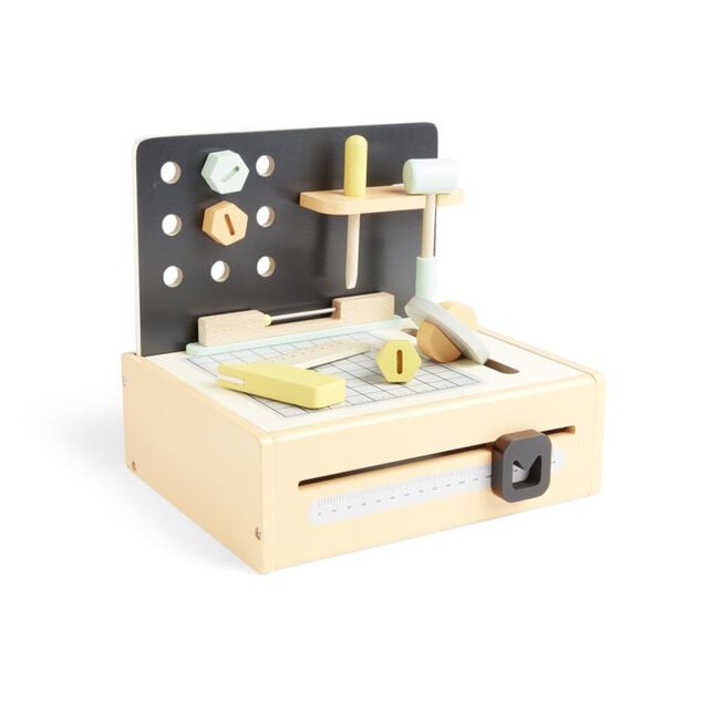 &Eacute;tabli en bois avec accessoires L30cm