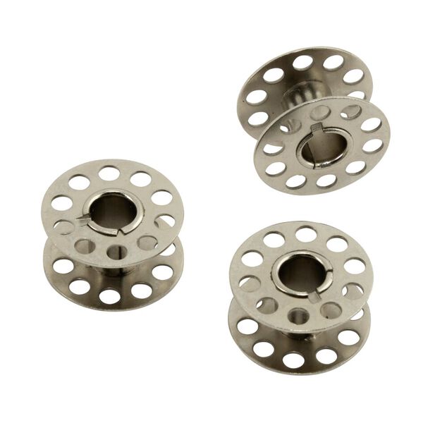 Lot de 3 canettes plates pour machine &agrave; coudre