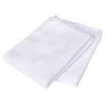 Lot de 2 serviettes pour le visage 30x23cm polyester beige