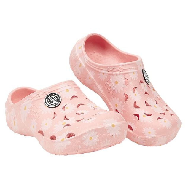 Sabots Hipps enfant &eacute;t&eacute; motif fleur rose 26/27