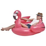 &Icirc;le gonflable flamant rose