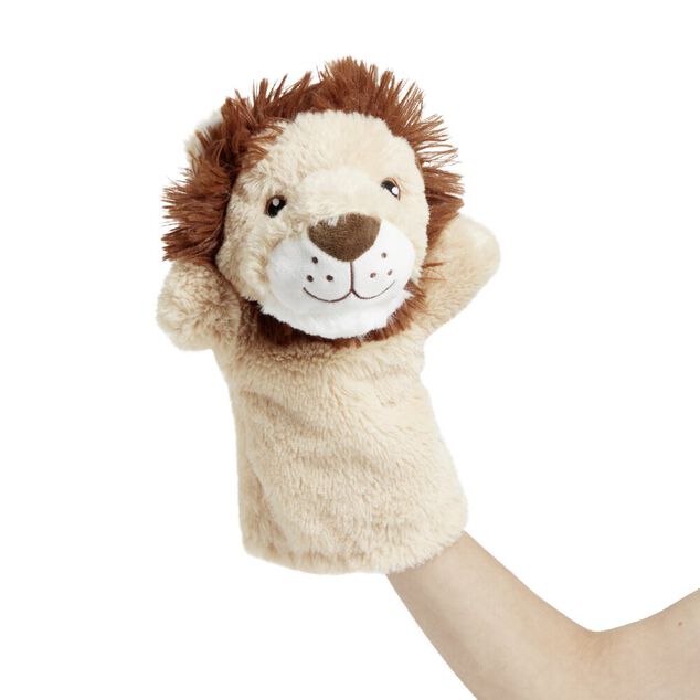 Marionnettes &agrave; main en polyester 14x16xH30cm