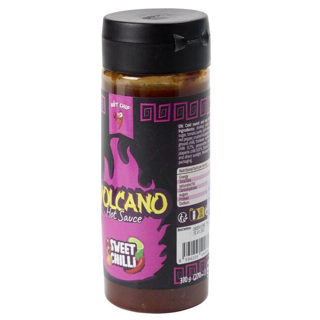Sauce piquante Hot Chip Volcano saveur chili doux 270ml