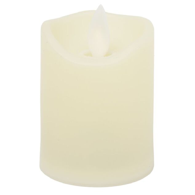 Bougie LED flamme vascillante &Oslash;5,2xH6cm
