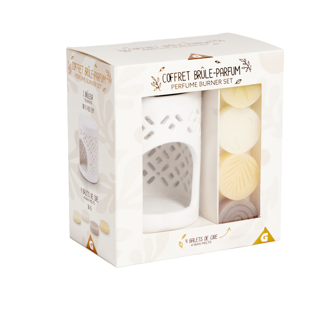 Galet Pour Brûle-parfum En Cire De Soja - Parfum D'ambiance 'Bouquet De Perles' - Marque Heart And Home