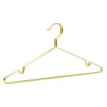 Cintre m&eacute;tal jaune dor&eacute; x5