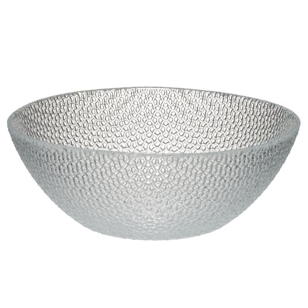 Service &agrave; vaisselle 12 pi&egrave;ces porcelaine relief transparent