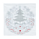 Serviette jetable motif sapin givr&eacute; x20