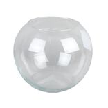 Vase bocal en verre transparent &Oslash;23xH19cm