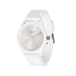 Montre bracelet silicone blanc