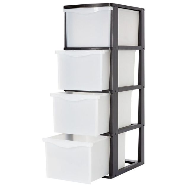 Tour de rangement 4 tiroirs A4