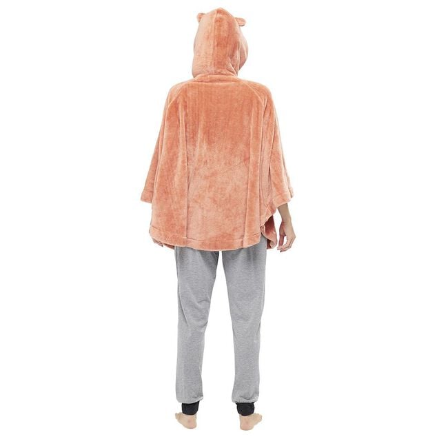 Poncho renard orange Taille XS/S