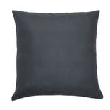 Housse de coussin carr&eacute;e grise 40x40cm
