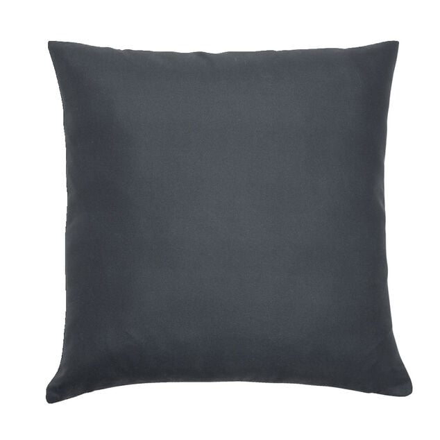 Housse de coussin carr&eacute;e grise 40x40cm