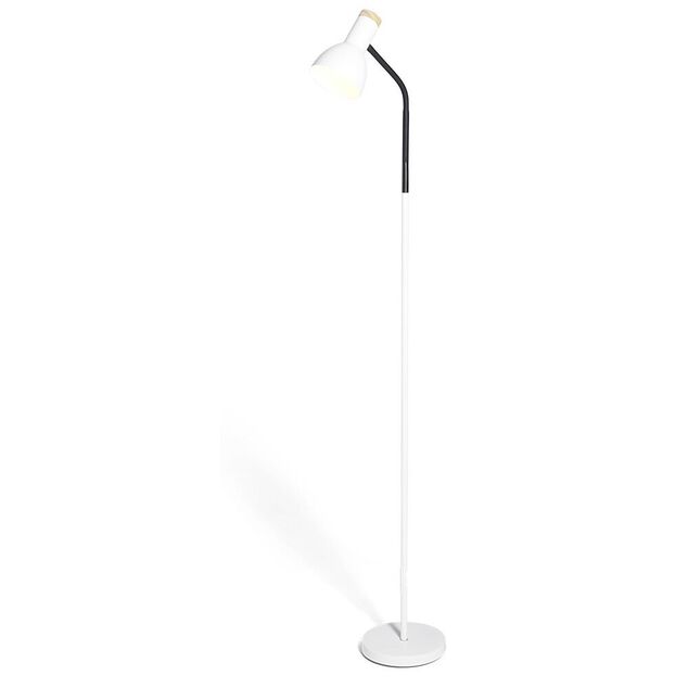 Lampadaire noir et blanc H150cm