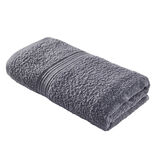 Serviette de toilette 50x90cm coton gris fusain