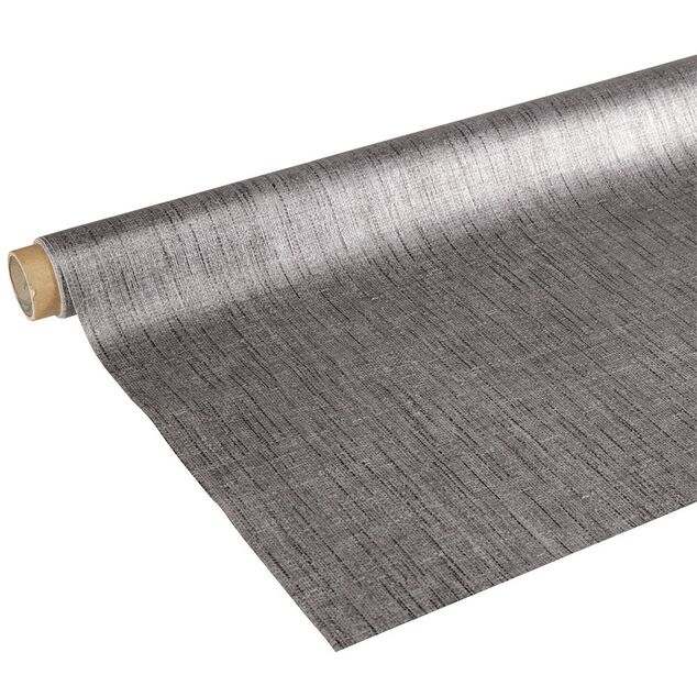 Toile cirée gris effet chiné 140 cm