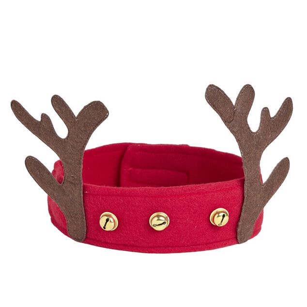 Bandeau renne de No&euml;l avec grelots