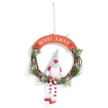 Couronne de Noël gnome Ø30cm