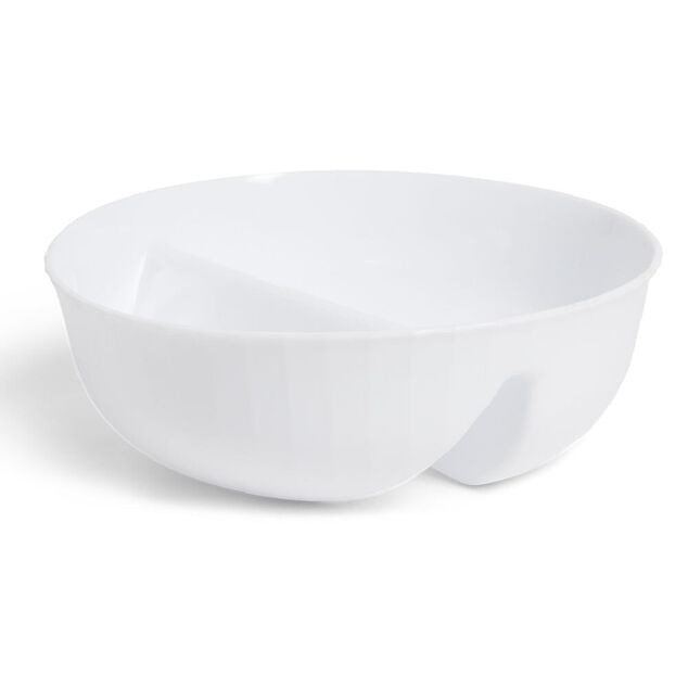 Bol plastique &agrave; 2 compartiments &Oslash;18cm (2 mod&egrave;les)