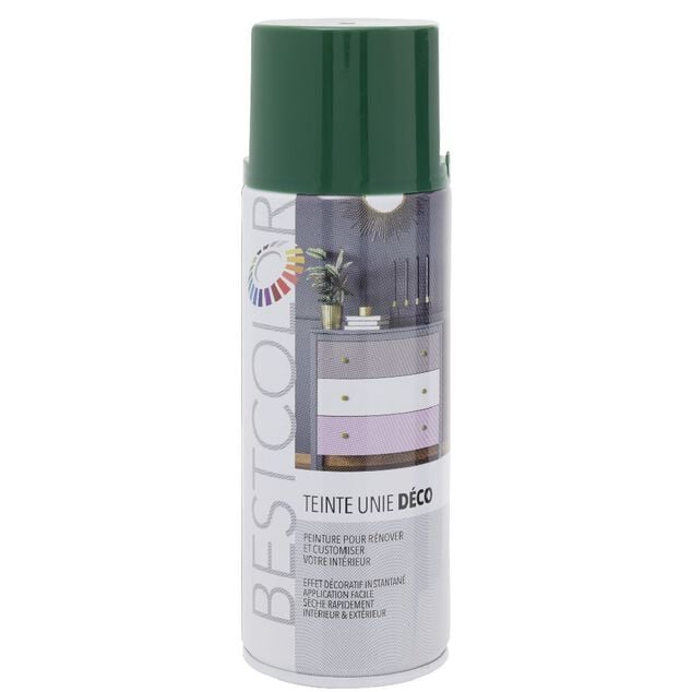 Peinture int&eacute;rieur ext&eacute;rieur vert mousse 400ml