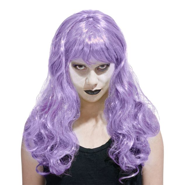 Perruque femme cheveux longs ondul&eacute;s L50cm (2 mod&egrave;les)